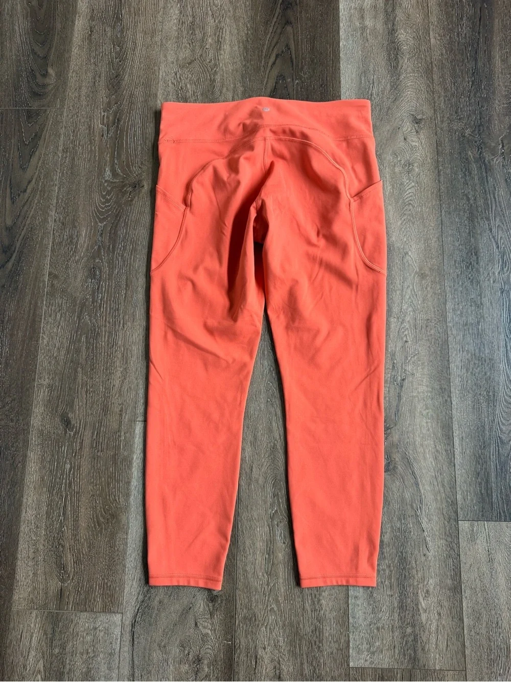 Lululemon Leggings with pockets Amber Orange Size 12